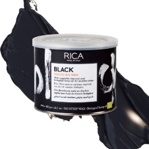 (2단계 왁싱) RICA 리카 브라질리언 블랙 왁스 400ml (비키니, 겨드랑이)